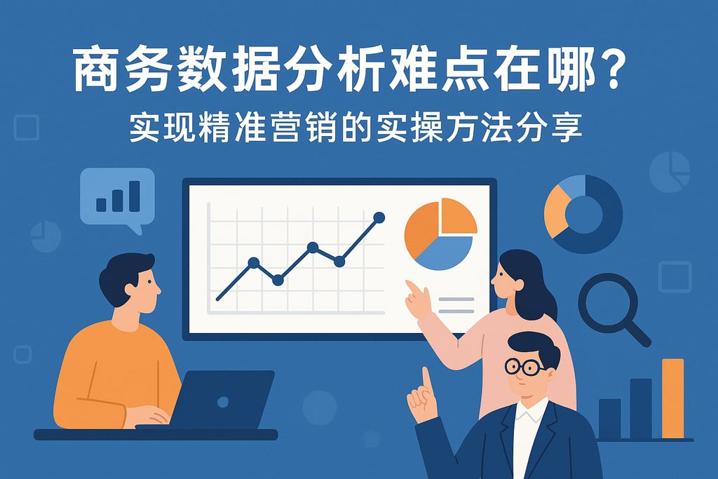 商务数据分析难点在哪里？实现精准营销的实操方法分享