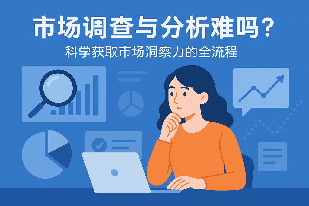 市场调查与分析难吗？科学获取市场洞察力的全流程