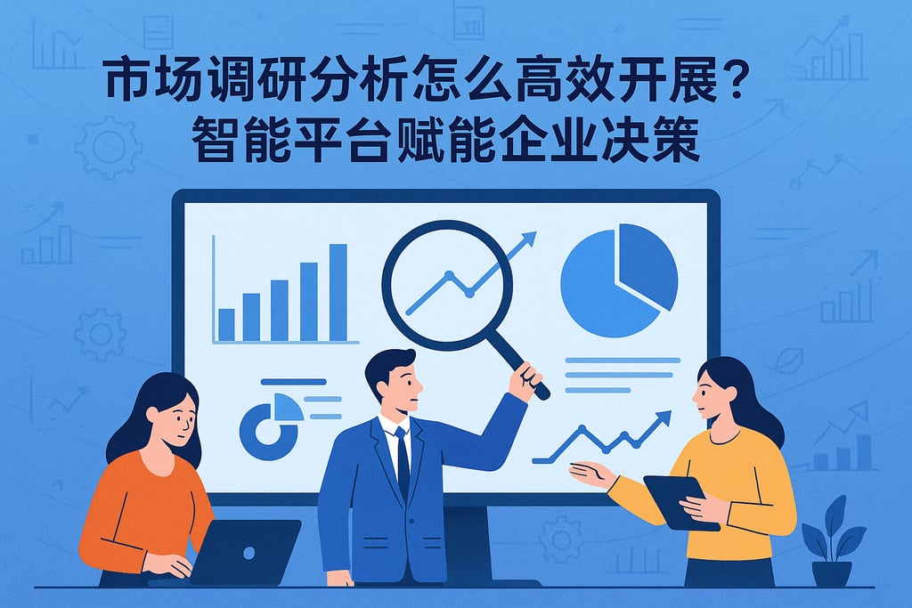 市场调研分析怎么高效开展？智能平台赋能企业决策
