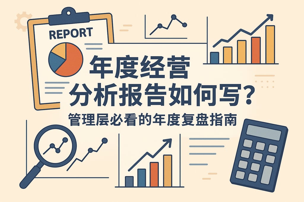 年度经营分析报告如何写？管理层必看的年度复盘指南