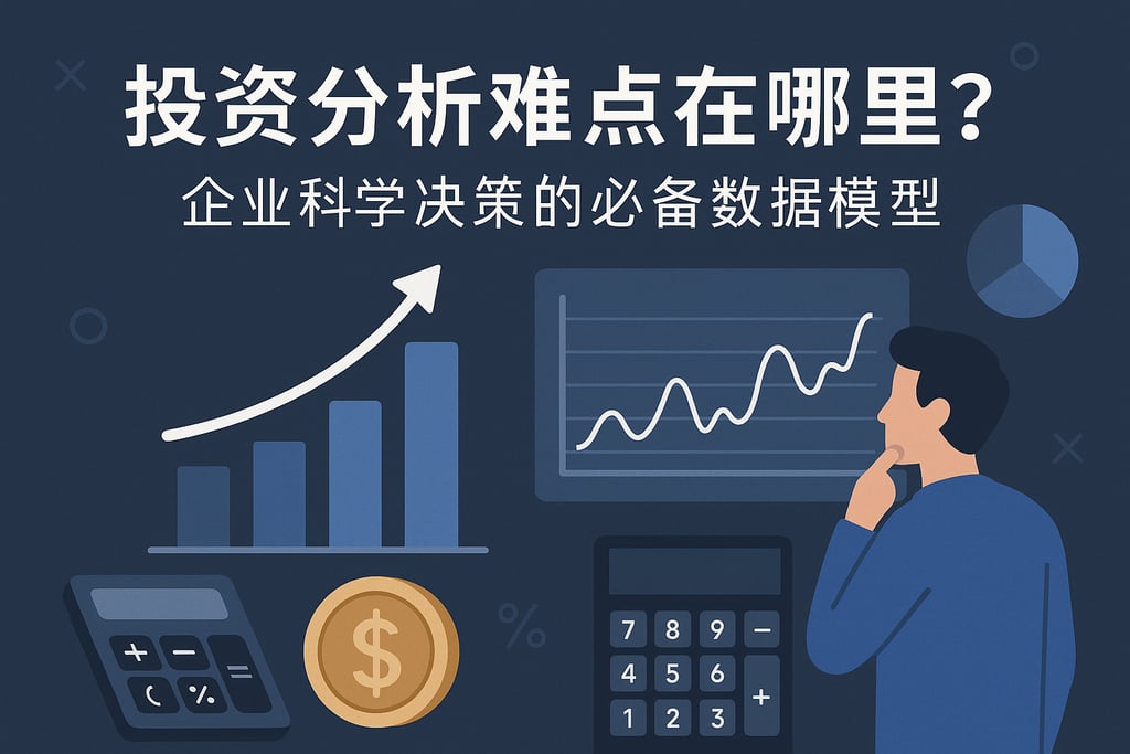 投资分析难点在哪里？企业科学决策的必备数据模型