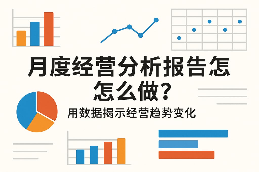 月度经营分析报告怎么做？用数据揭示经营趋势变化