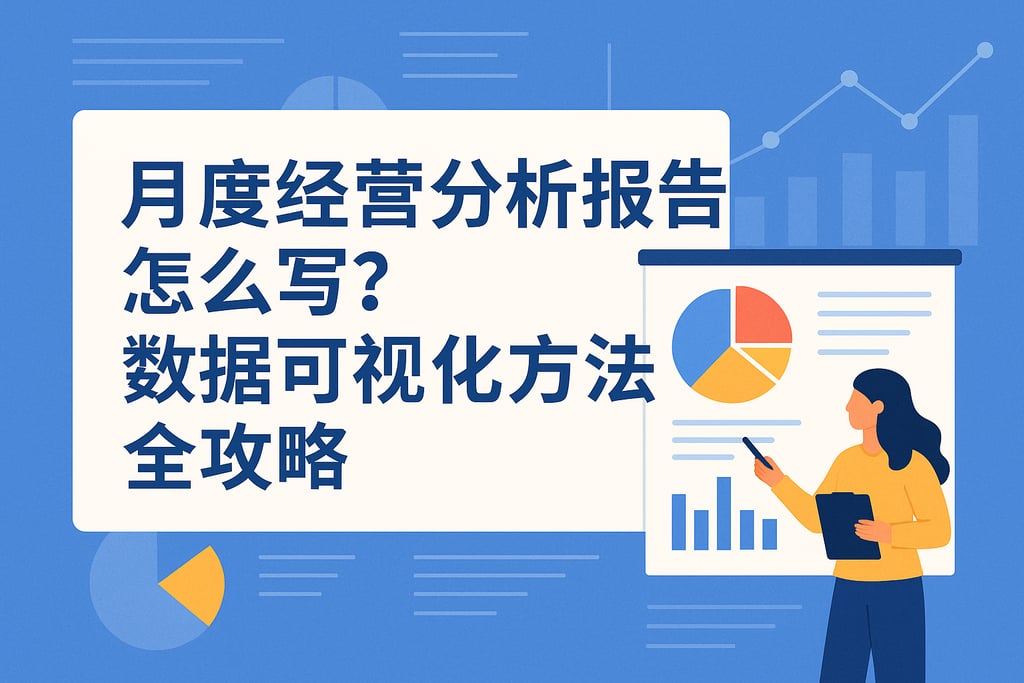 月度经营分析报告怎么写？数据可视化方法全攻略