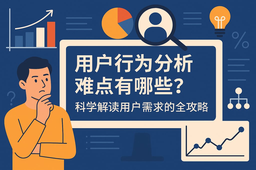 用户行为分析难点有哪些？科学解读用户需求的全攻略
