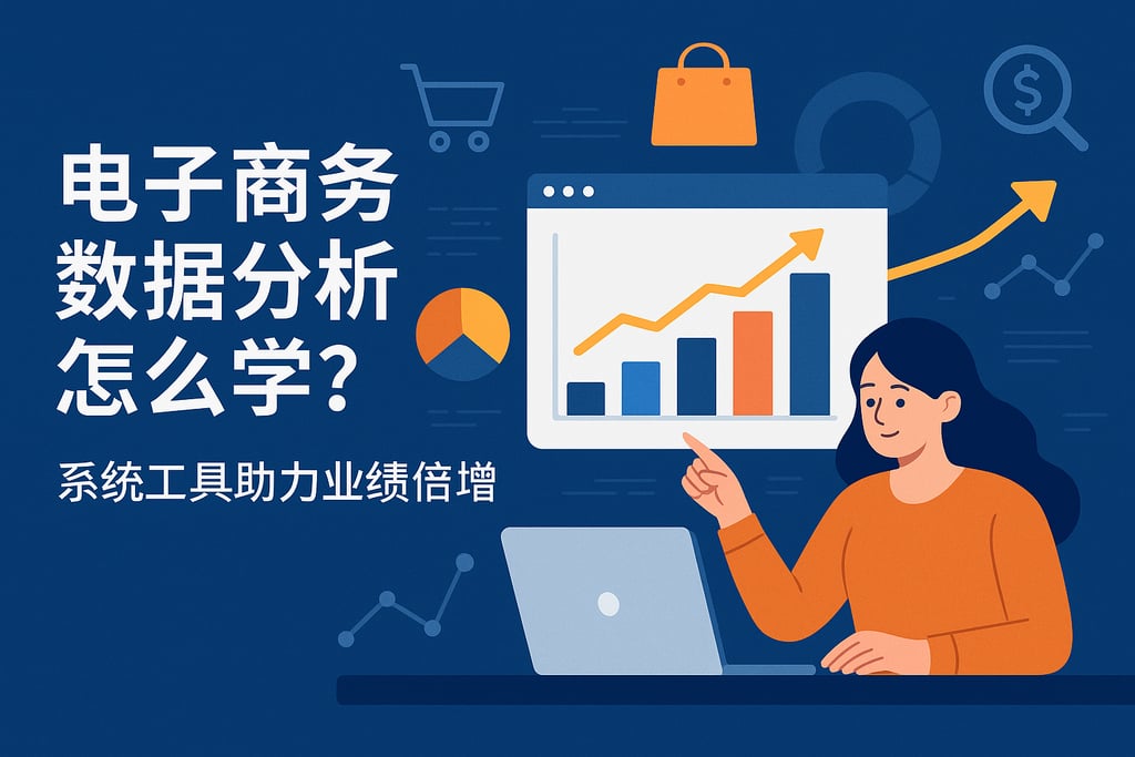 电子商务数据分析怎么学？系统工具助力业绩倍增