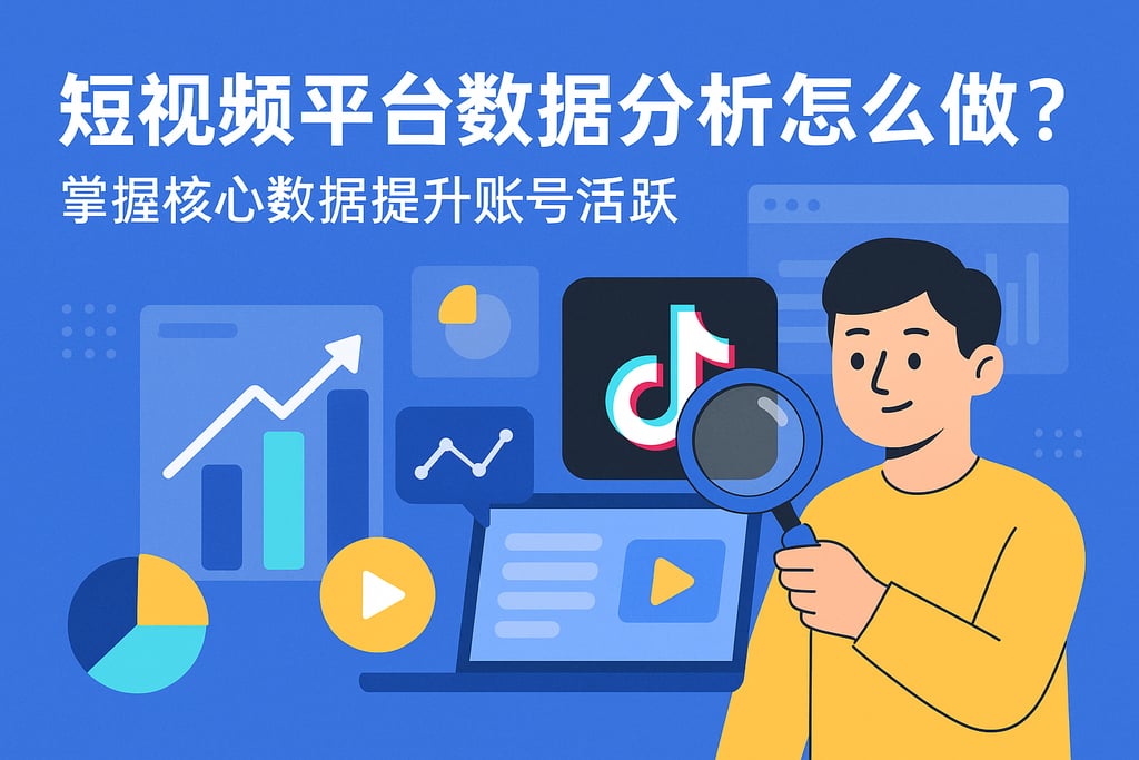 短视频平台数据分析怎么做？掌握核心数据提升账号活跃