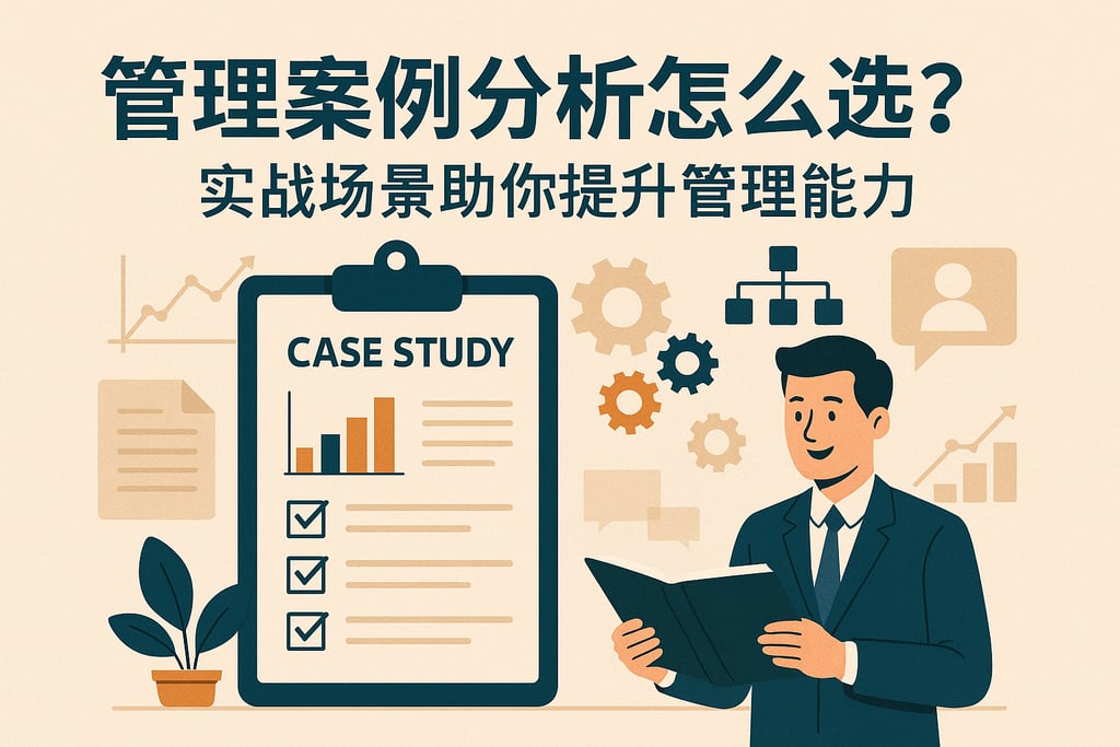 管理案例分析怎么选？实战场景助你提升管理能力