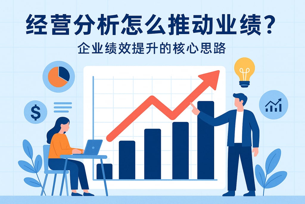 经营分析怎么推动业绩？企业绩效提升的核心思路