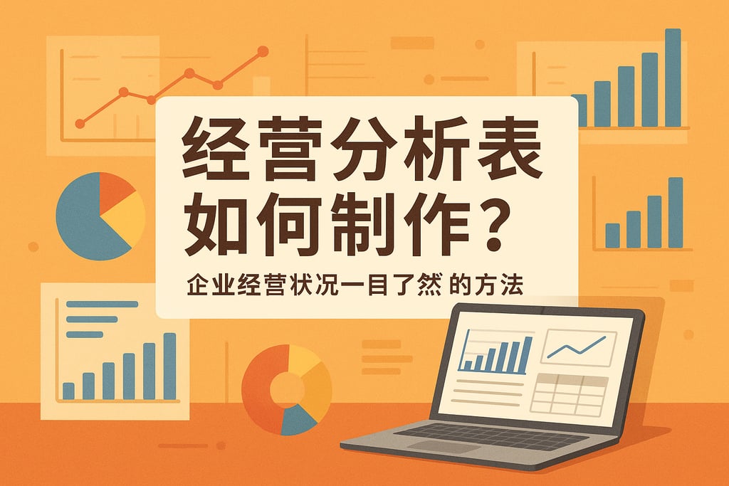 经营分析表如何制作？企业经营状况一目了然的方法