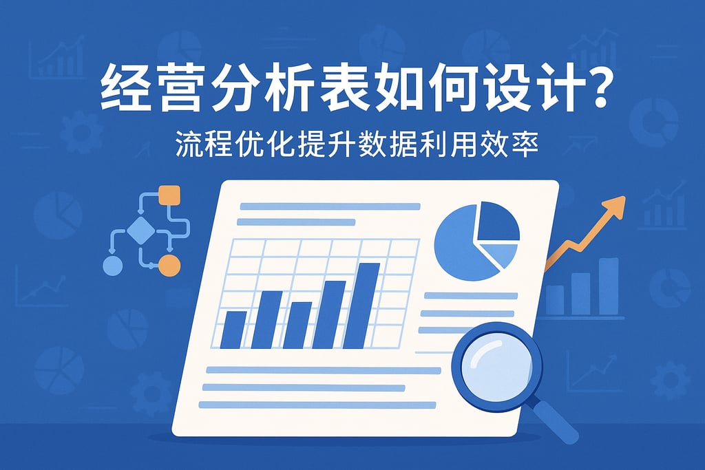 经营分析表如何设计？流程优化提升数据利用效率