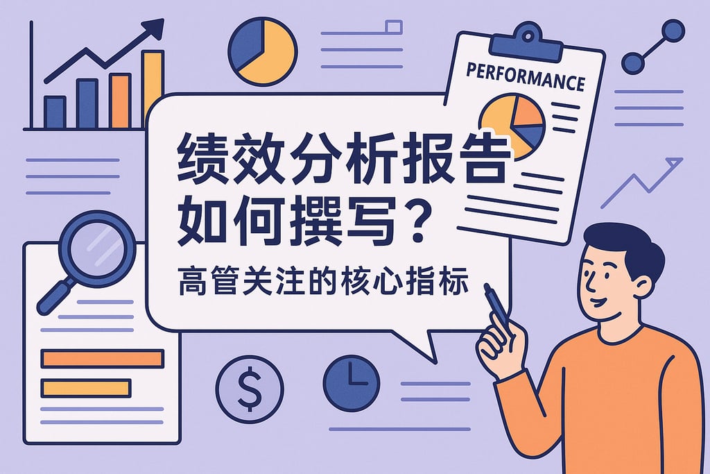 绩效分析报告如何撰写？高管关注的核心指标