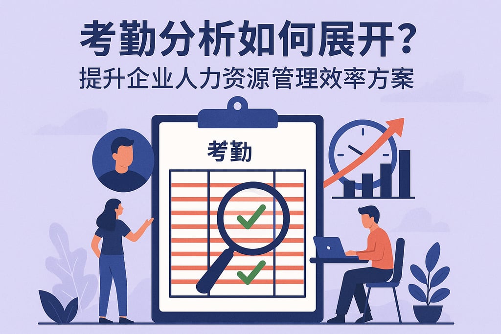 考勤分析如何展开？提升企业人力资源管理效率方案