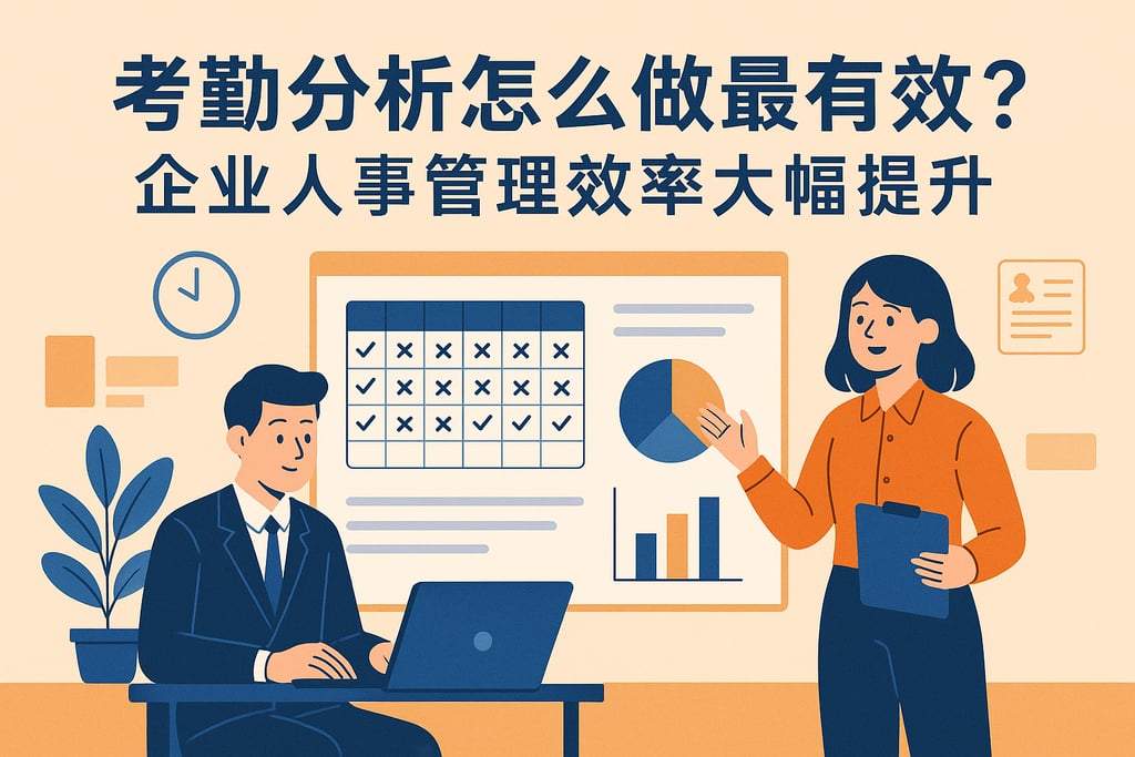 考勤分析怎么做最有效？企业人事管理效率大幅提升