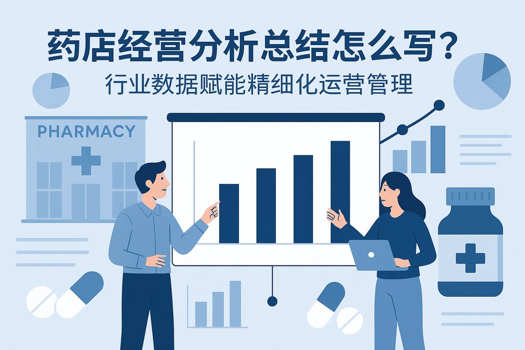 药店经营分析总结怎么写？行业数据赋能精细化运营管理