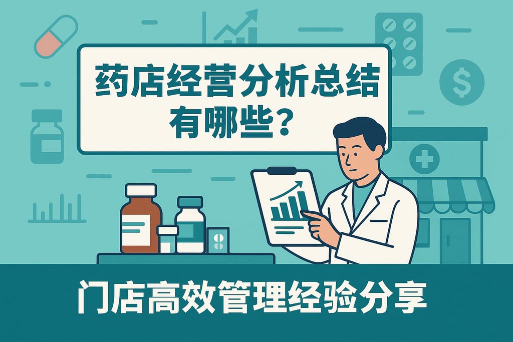 药店经营分析总结有哪些？门店高效管理经验分享