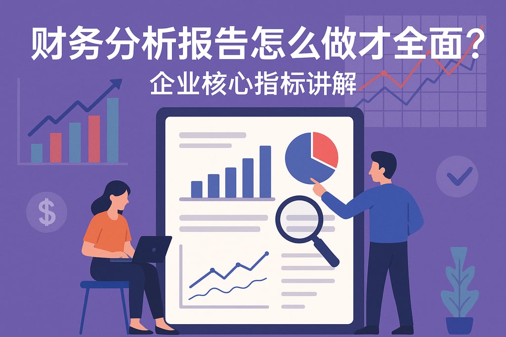 财务分析报告怎么做才全面？企业核心指标讲解
