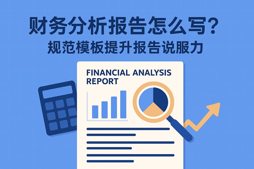 财务分析报告怎么写？规范模板提升报告说服力