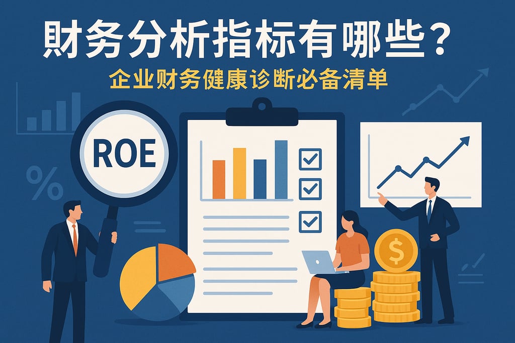 财务分析指标有哪些？企业财务健康诊断必备清单