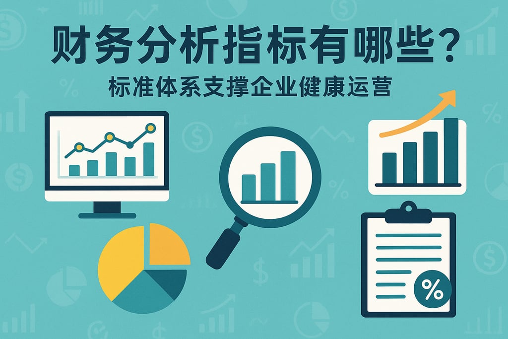 财务分析指标有哪些？标准体系支撑企业健康运营