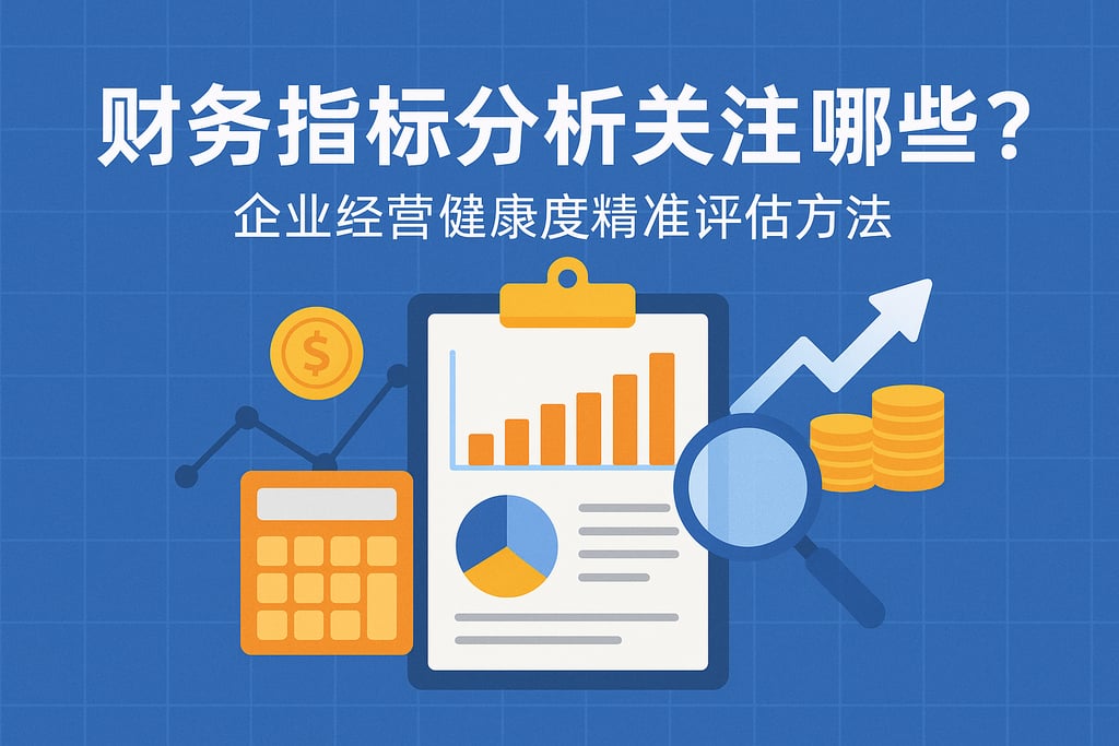 财务指标分析关注哪些？企业经营健康度精准评估方法