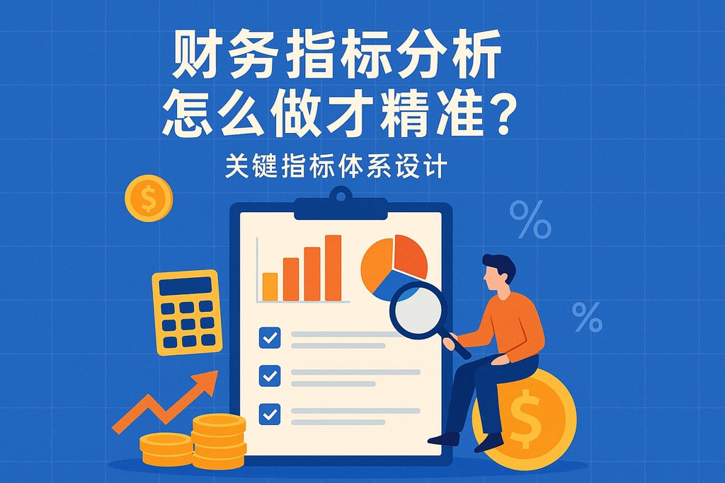 财务指标分析怎么做才精准？关键指标体系设计