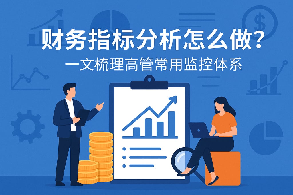 财务指标分析怎么做？一文梳理高管常用监控体系
