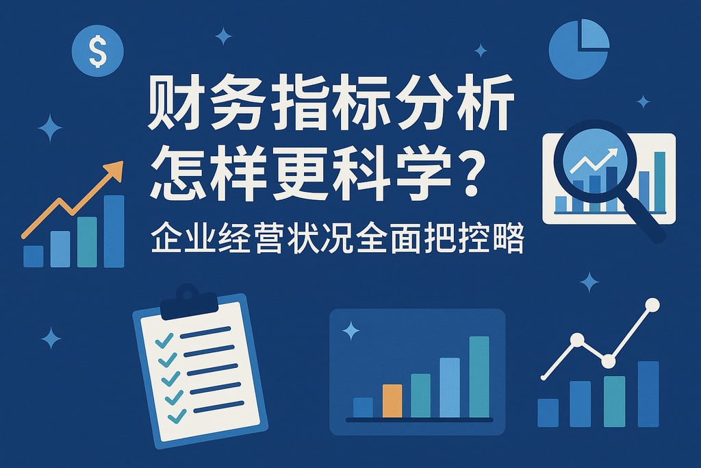 财务指标分析怎样更科学？企业经营状况全面把控策略