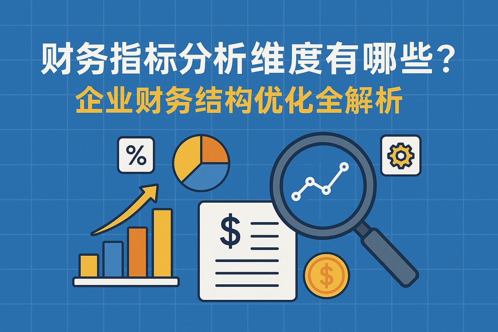 财务指标分析维度有哪些？企业财务结构优化全解析