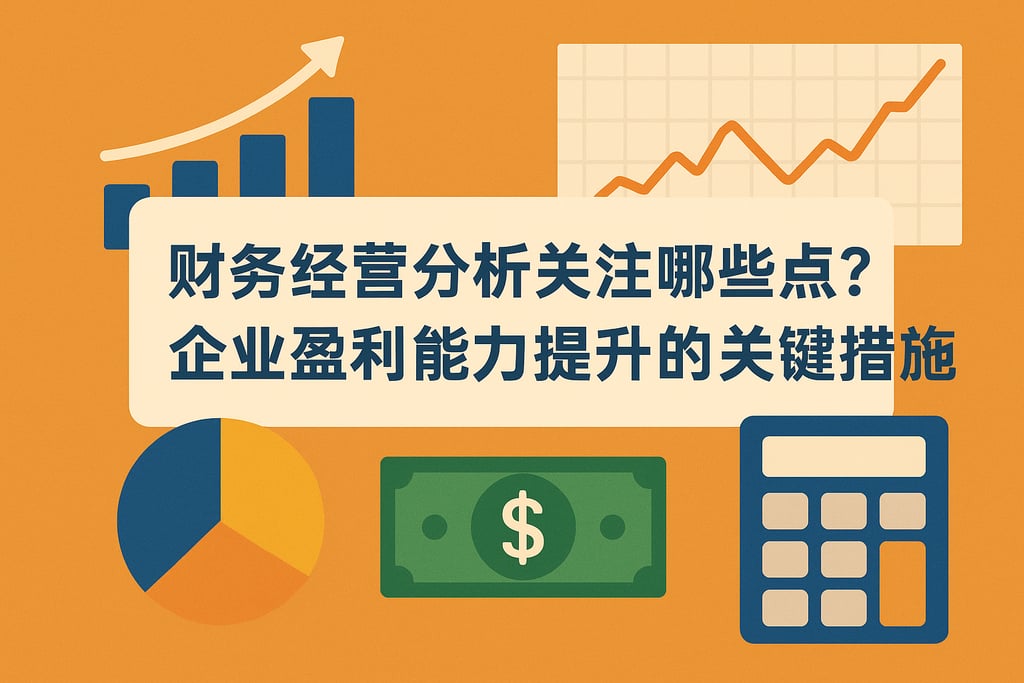 财务经营分析关注哪些点？企业盈利能力提升的关键措施