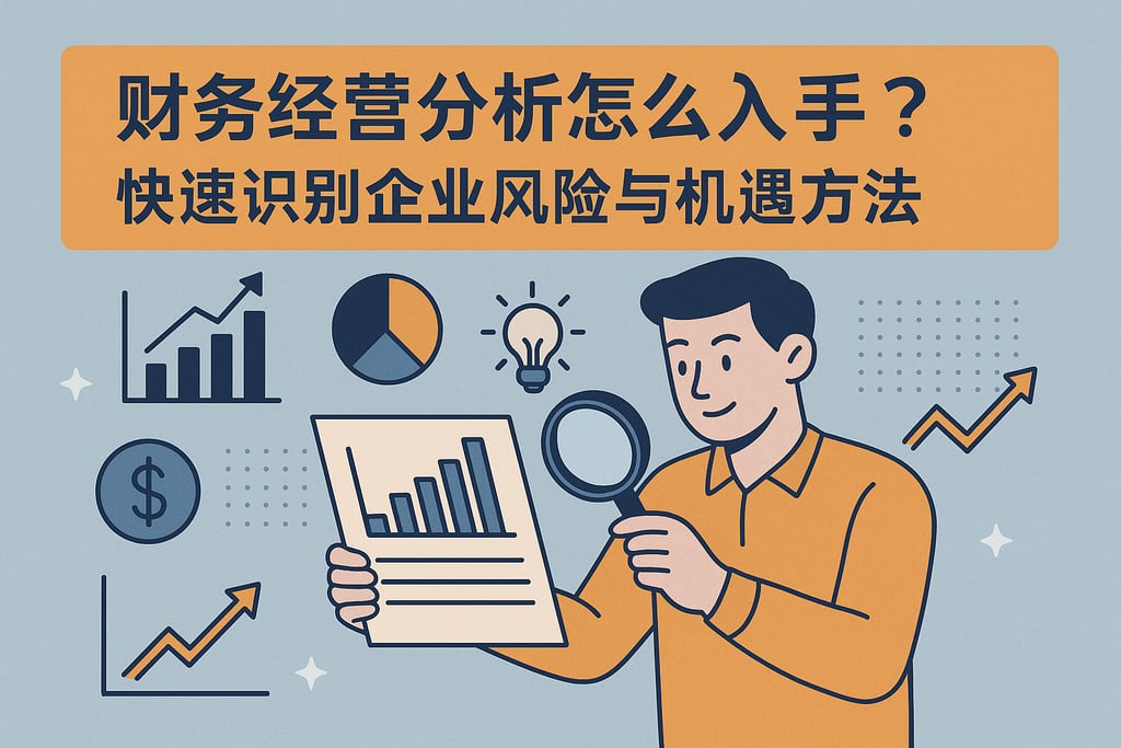 财务经营分析怎么入手？快速识别企业风险与机遇方法