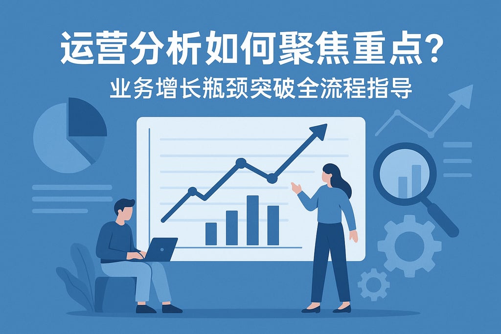 运营分析如何聚焦重点？业务增长瓶颈突破全流程指导