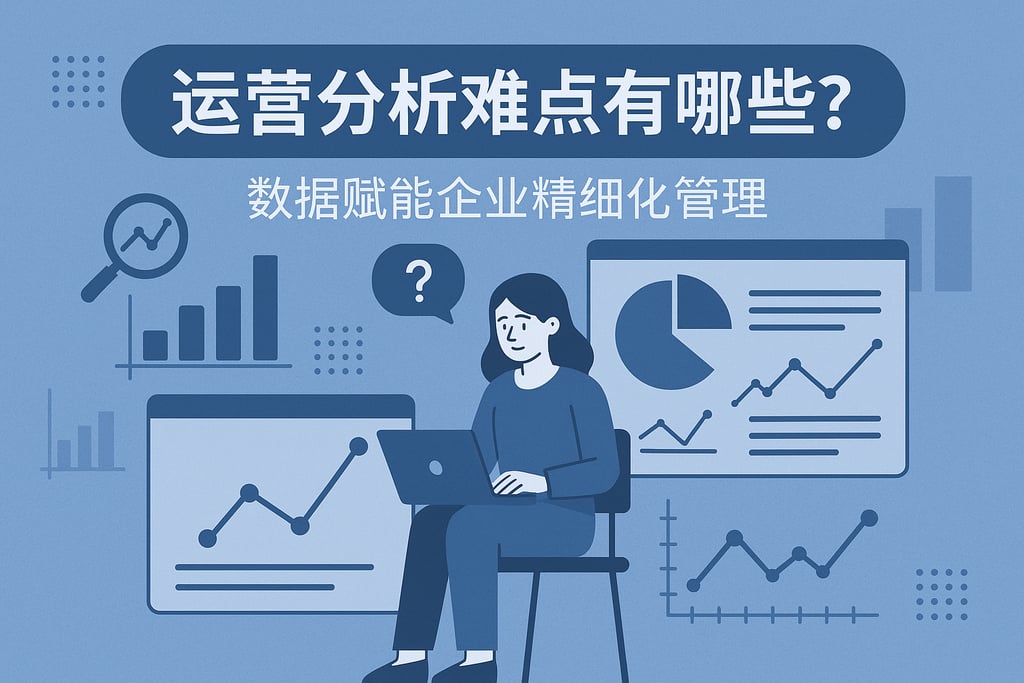 运营分析难点有哪些？数据赋能企业精细化管理