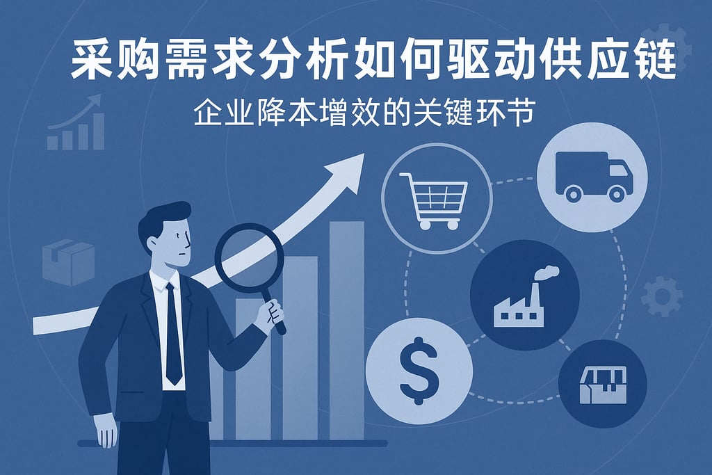 采购需求分析如何驱动供应链？企业降本增效的关键环节