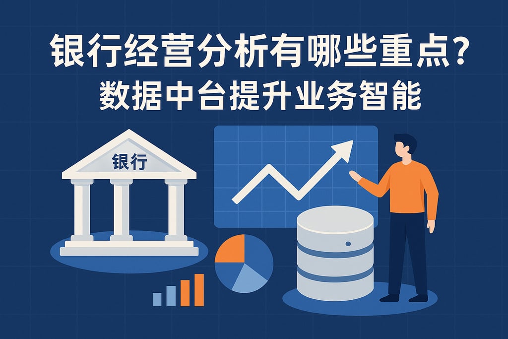 银行经营分析有哪些重点？数据中台提升业务智能