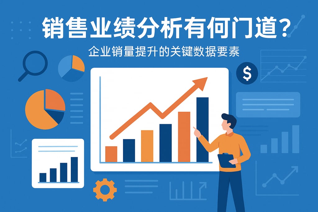 销售业绩分析有何门道？企业销量提升的关键数据要素