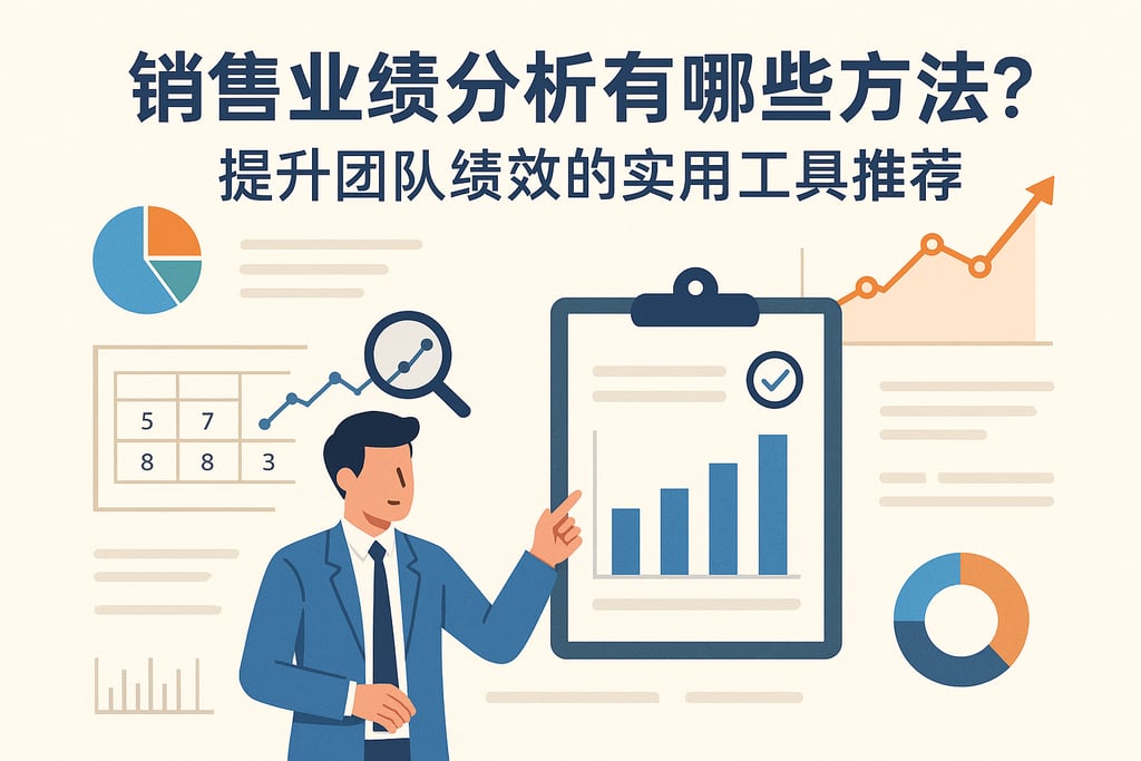 销售业绩分析有哪些方法？提升团队绩效的实用工具推荐
