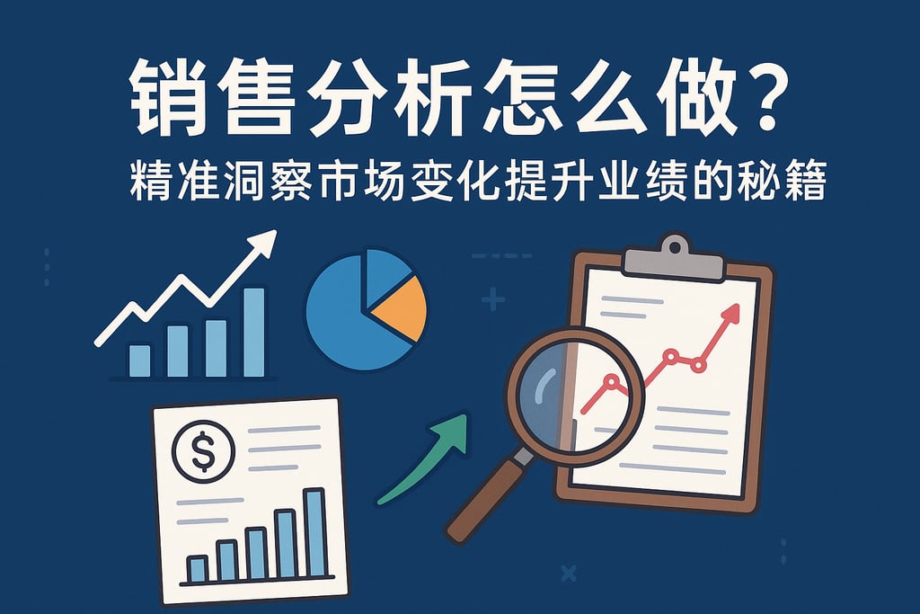 销售分析怎么做？精准洞察市场变化提升业绩的秘籍