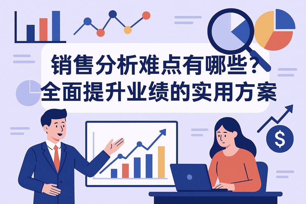 销售分析难点有哪些？全面提升业绩的实用方案