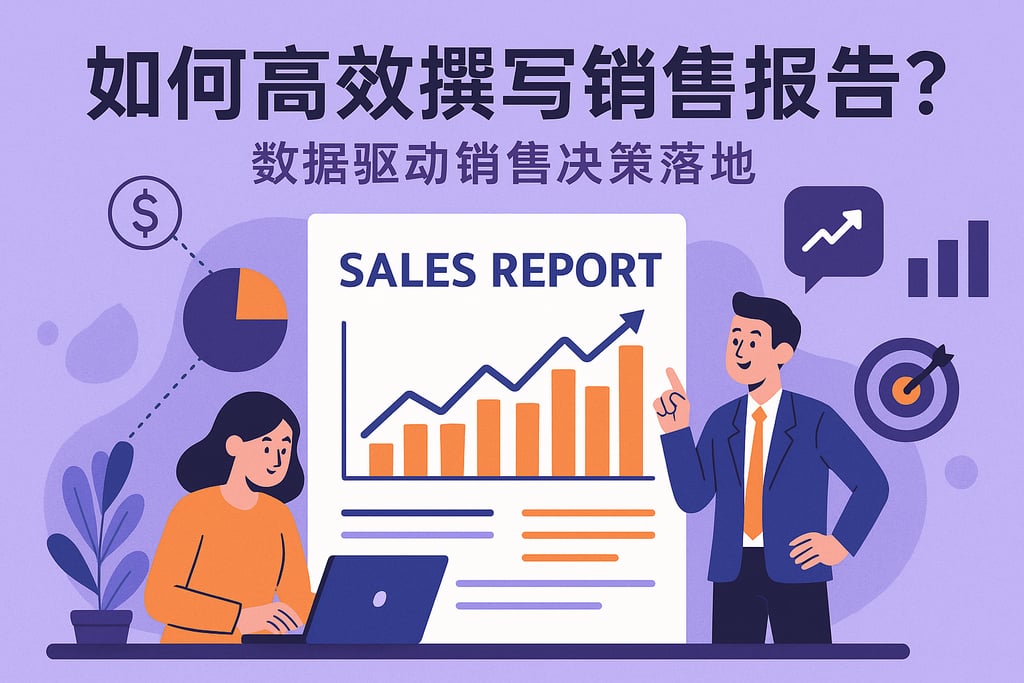 销售报告该如何高效撰写？数据驱动销售决策落地
