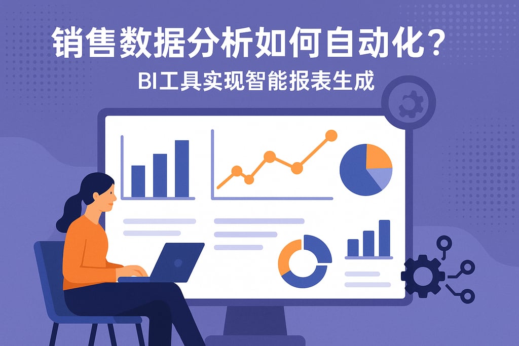 销售数据分析如何自动化？BI工具实现智能报表生成