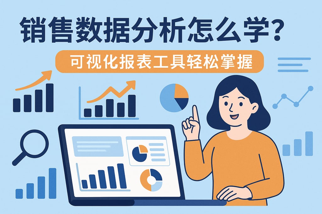 销售数据分析怎么学？可视化报表工具轻松掌握