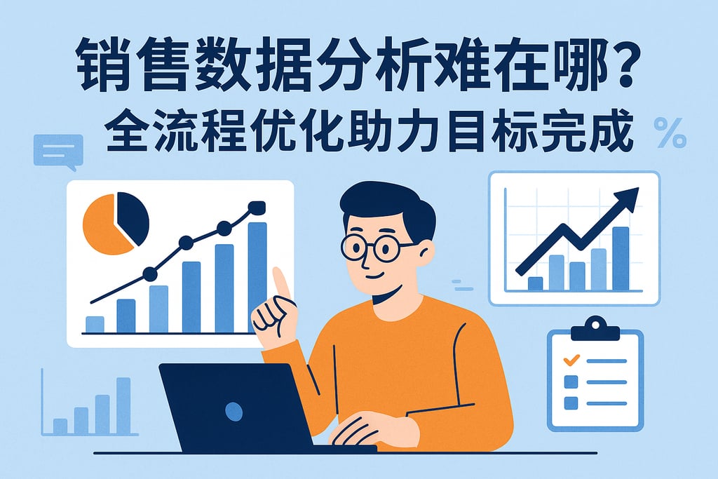 销售数据分析难在哪？全流程优化助力目标完成