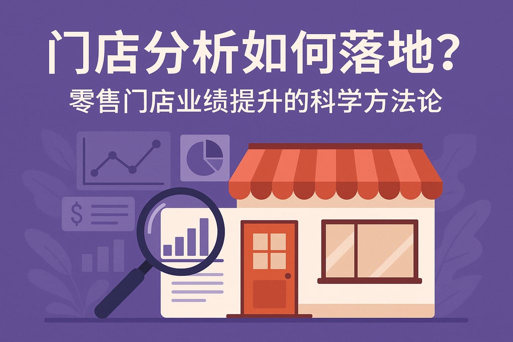 门店分析如何落地？零售门店业绩提升的科学方法论