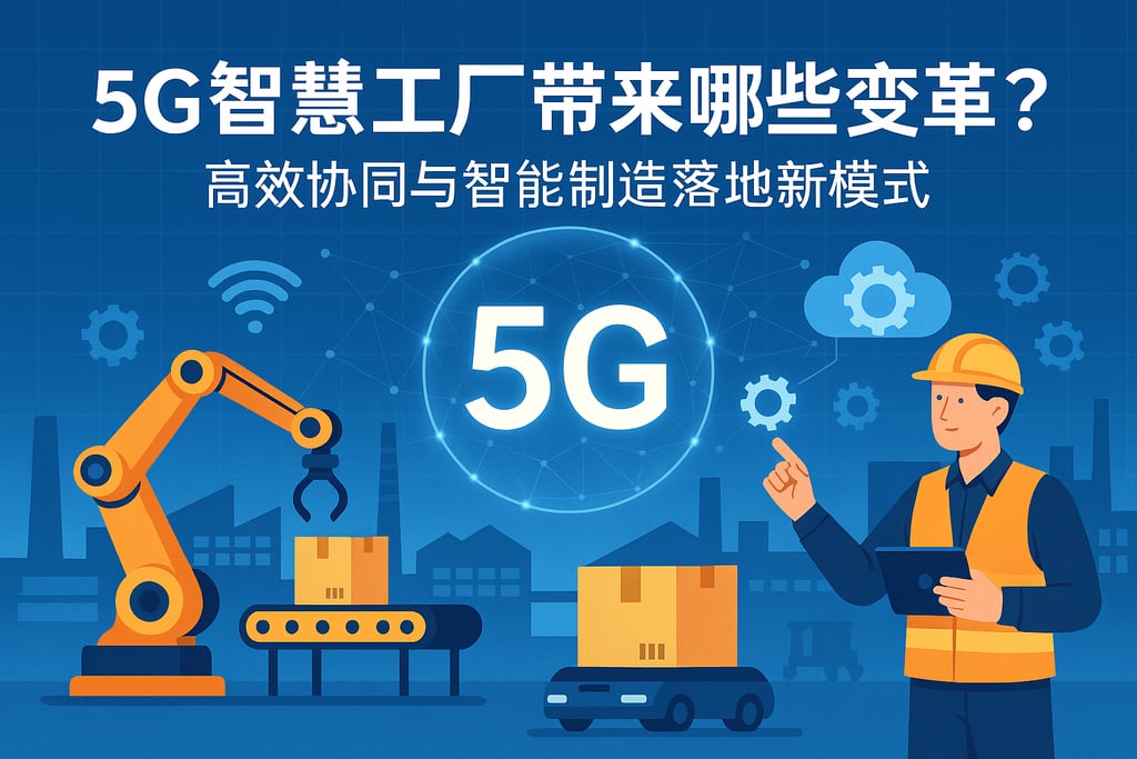 5G智慧工厂带来哪些变革？高效协同与智能制造落地新模式