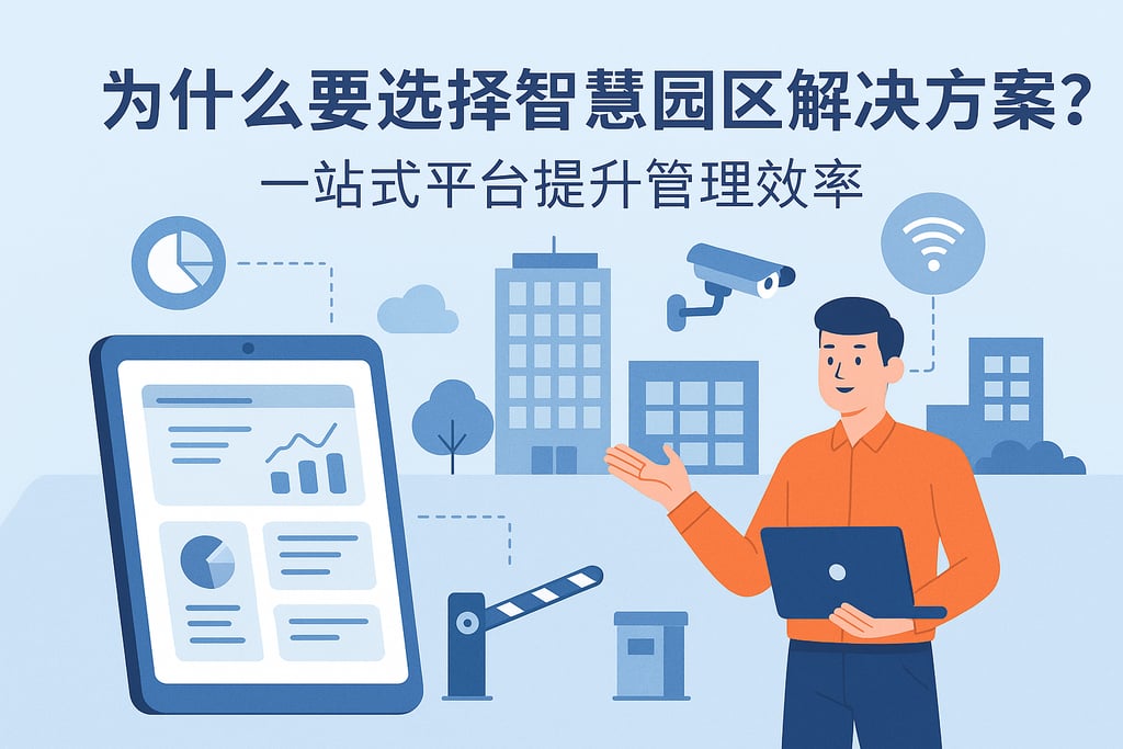 为什么要选择智慧园区解决方案？一站式平台提升管理效率