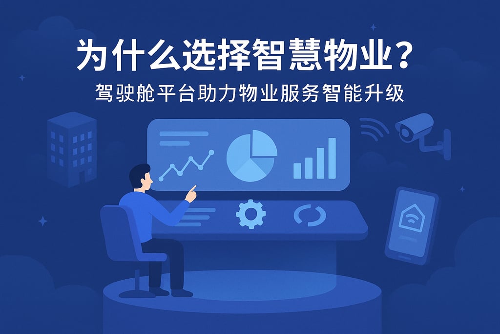 为什么选择智慧物业？驾驶舱平台助力物业服务智能升级