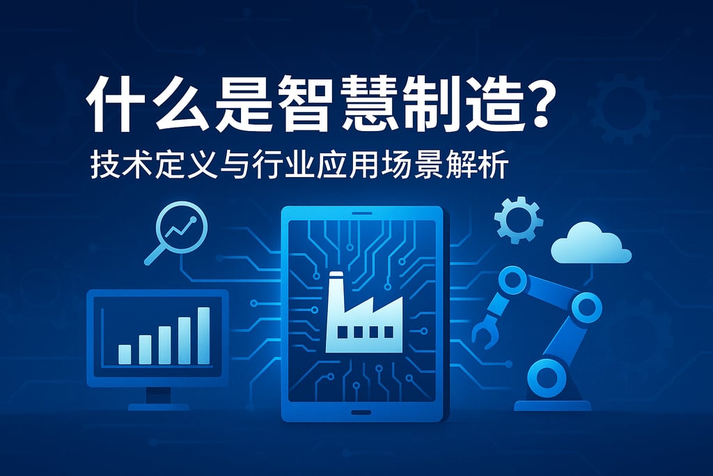 什么是智慧制造？技术定义与行业应用场景解析