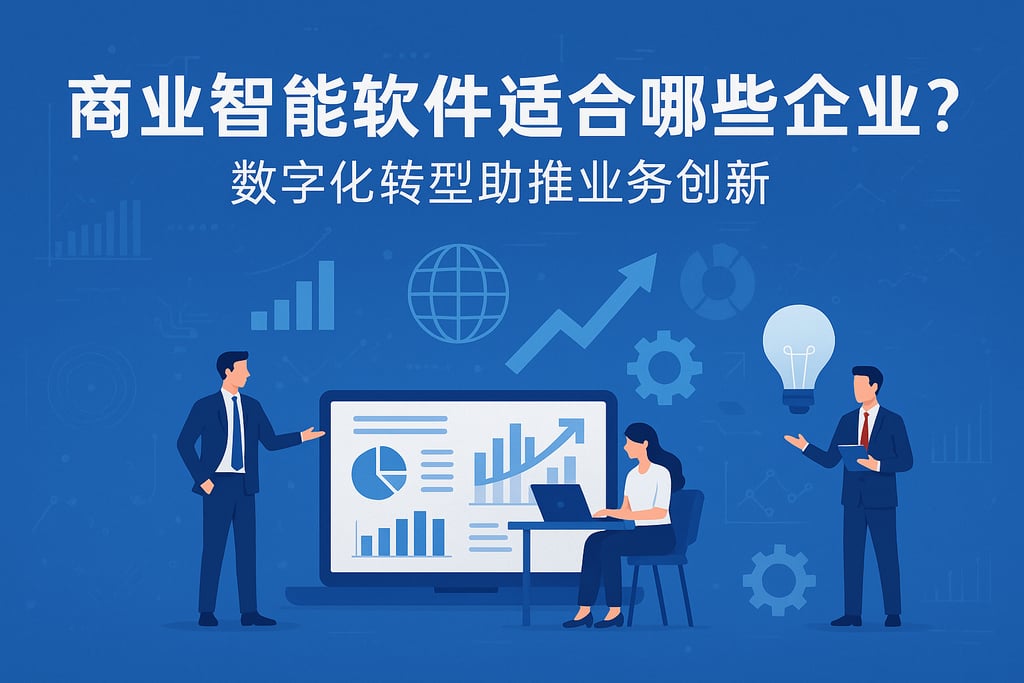 商业智慧软件适合哪些企业？数字化转型助推业务创新