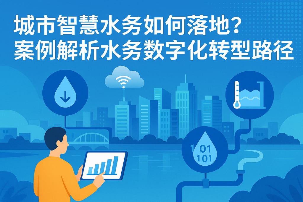 城市智慧水务如何落地？案例解析水务数字化转型路径