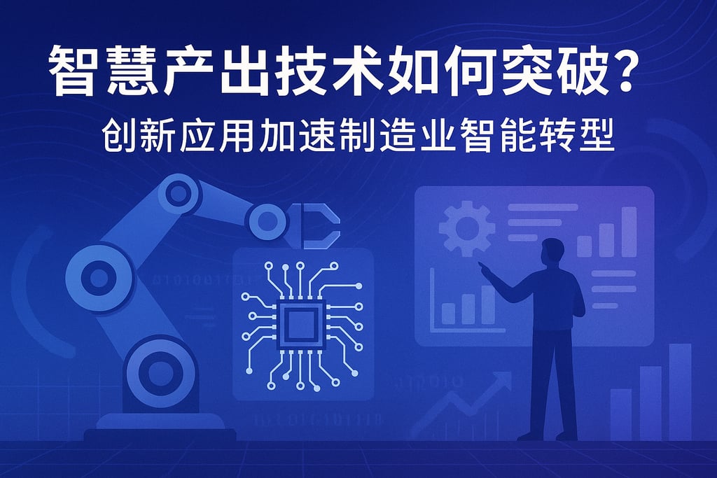 智慧产出技术如何突破？创新应用加速制造业智能转型